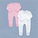 simple style solid color baby romper pack of 2