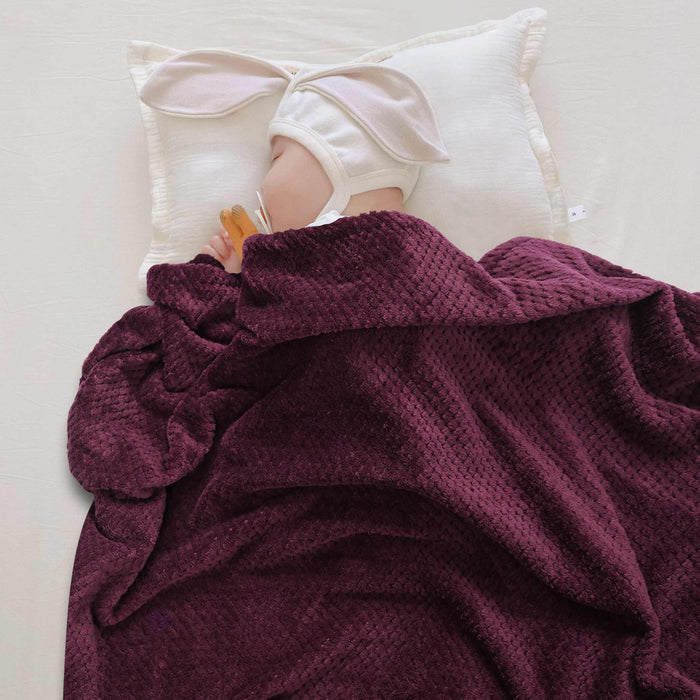 Baby Popcorn Embossed Fleece Blankets