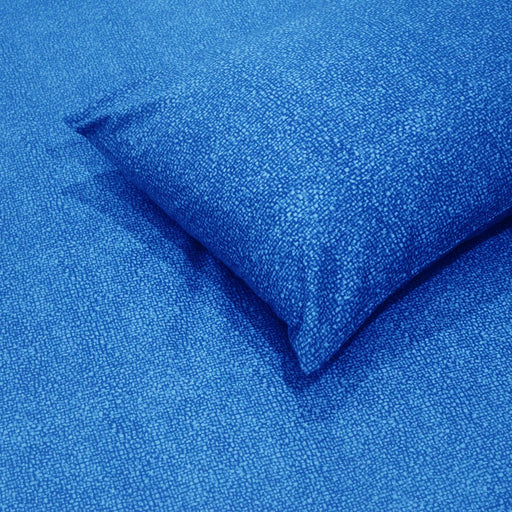 bed rock light blue style cotton bedsheet