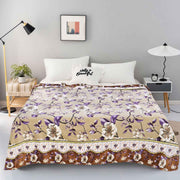 beige lily ac fleece blanket