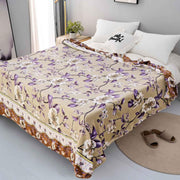 beige lily ac fleece blanket