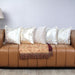 gold printed cushion cover set bundle of 5