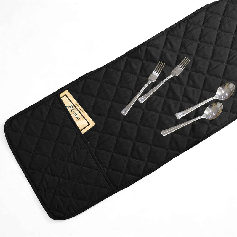 waterproof quilted microwave oven cover beige