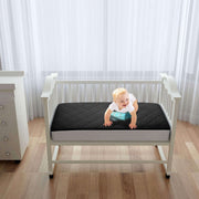 kids waterproof mattress protector fitted black