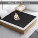 waterproof quilted mattress protectors fitted black