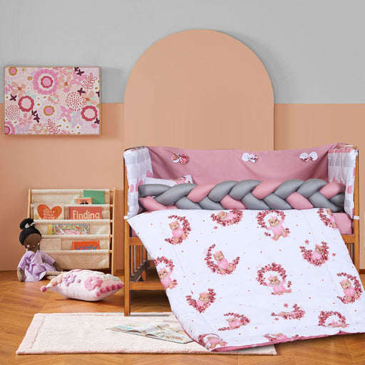 blossom bear baby cot set