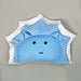 blue and white dots baby snuggle bed