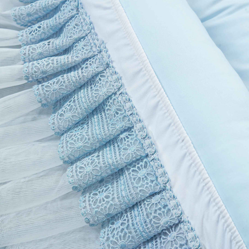 luxury laced baby snuggle bed