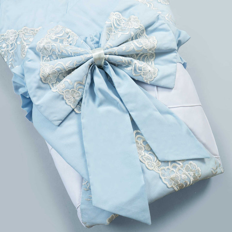 luxury laced baby wrapping sheet