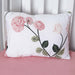 botanical pink baby bedsheet pillow