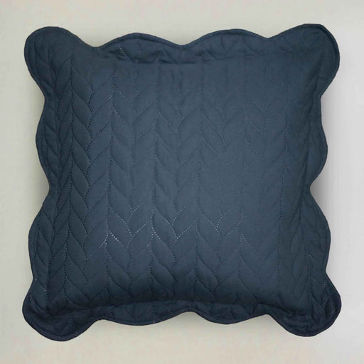 ultrasonic quilted cushion cover charcoal