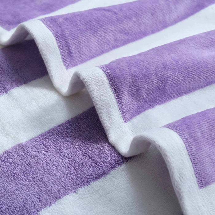 Purple Striped Baby Towels