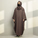 cocoa butterfly plain abaya and hijaab