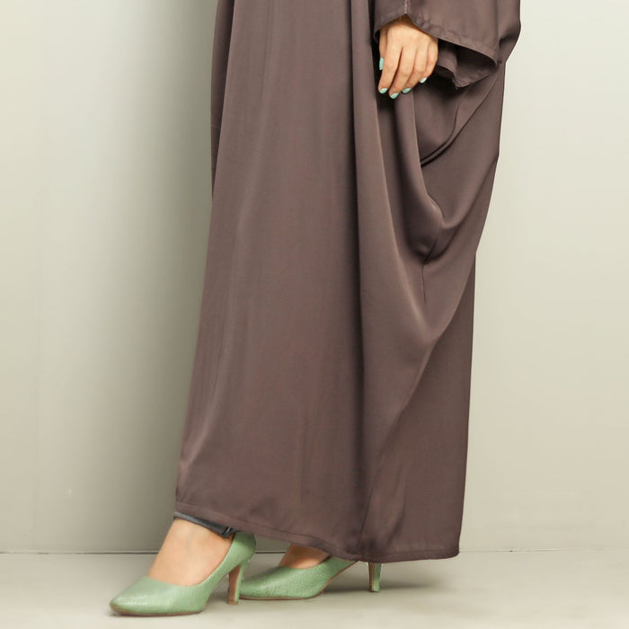 cocoa butterfly plain abaya and hijaab