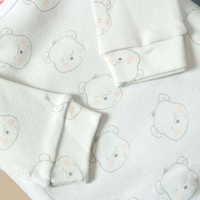 cuddly bear baby rompers pack of 3