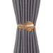 gold curtain holder pair