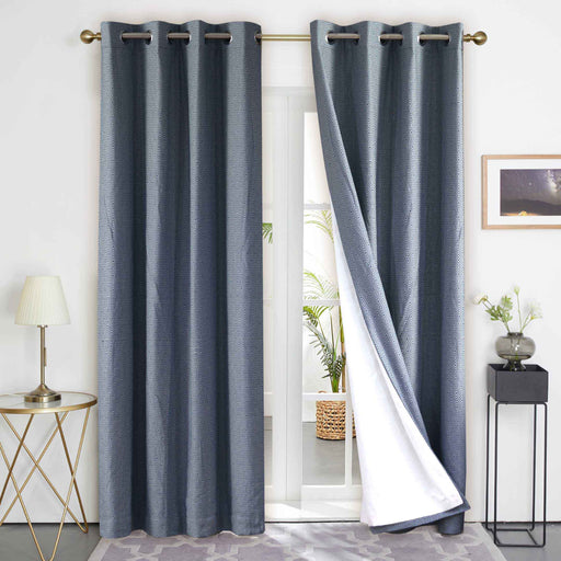 diamond diagonals blackout curtain
