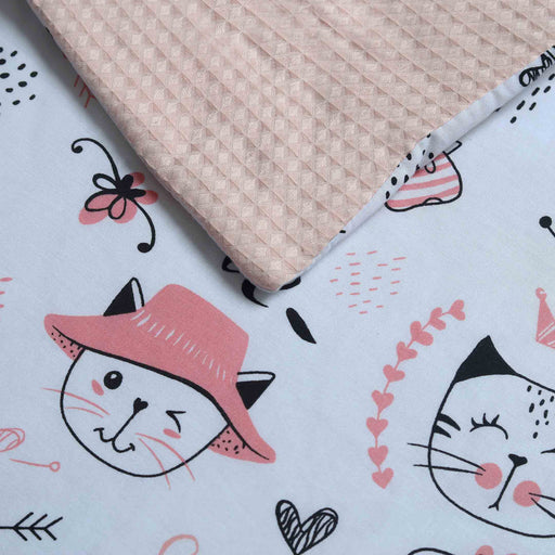 doodle kitten waffle summer comforter