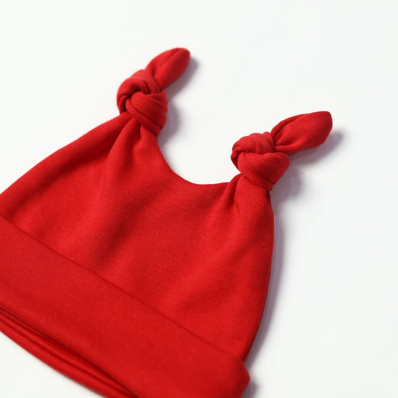 double knotted baby caps