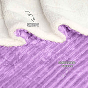 all seasons lines embossed sherpa ac blanket
