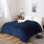 all seasons lines embossed sherpa ac blanket