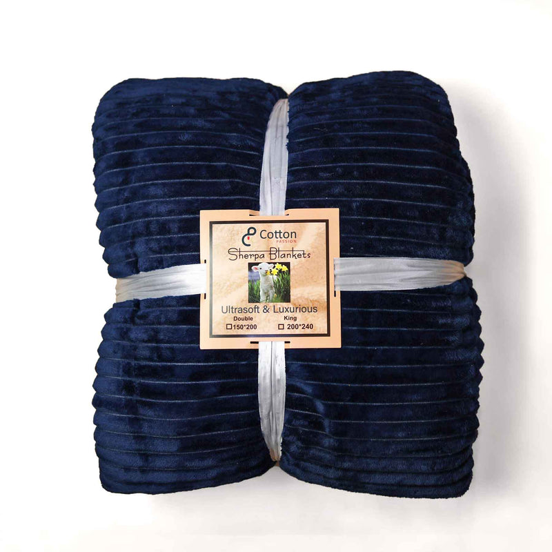 all seasons lines embossed sherpa ac blanket