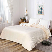 all seasons lines embossed sherpa ac blanket