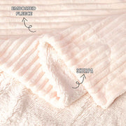 all seasons lines embossed sherpa ac blanket