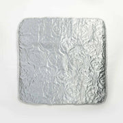 navy embossed fleece silk reversible wrapping sheet