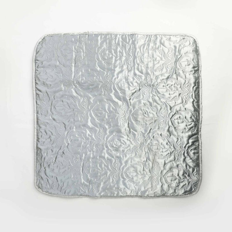 navy embossed fleece silk reversible wrapping sheet