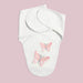 embroidered butterfly baby swaddle