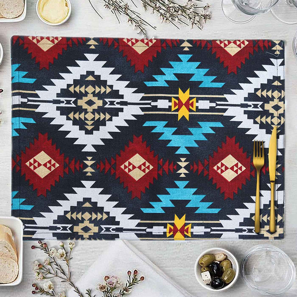 Multi Tribal Silver Style Placemats