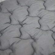 baby mattress topper fitted grey