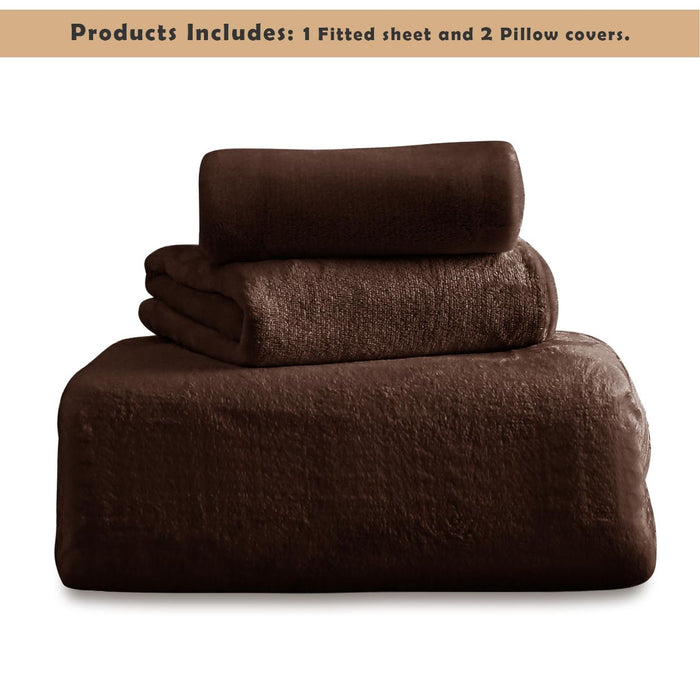 soft and warm fleece fitted sheets