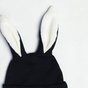 bunny ear fleece baby caps