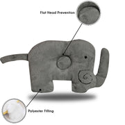 fleece elephant head shaping cushion