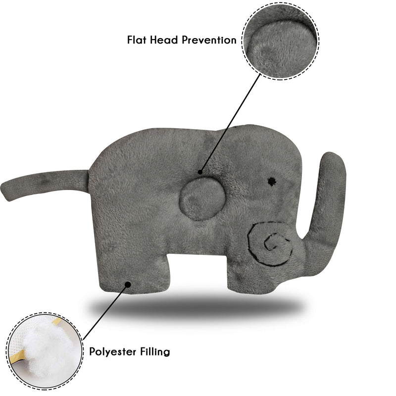 fleece elephant head shaping cushion