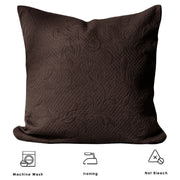 baroque textured french matelassse cushion cover with zip