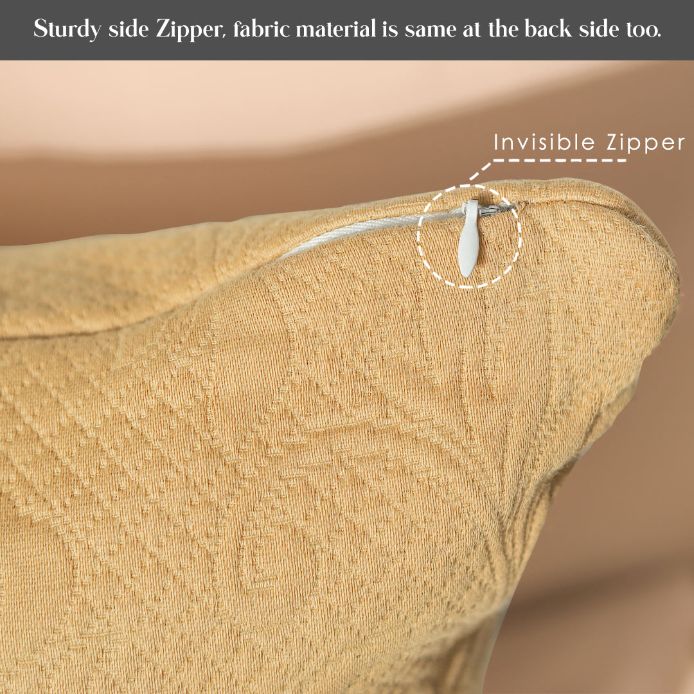 baroque textured french matelassse cushion cover with zip