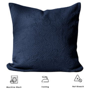 baroque textured french matelassse cushion cover with zip