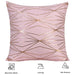 foil printed geometric cushion cover