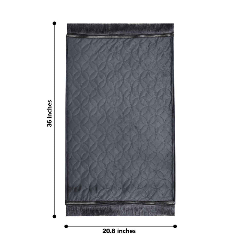 luxury velvet embossed kids prayer mat