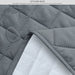 waterproof quilted mattress protectors fitted grey