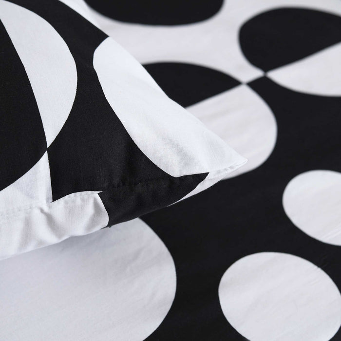 Half Circles Bedsheet Sheet & Pillow