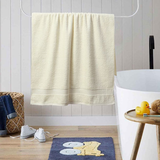 solid ivory baby towels