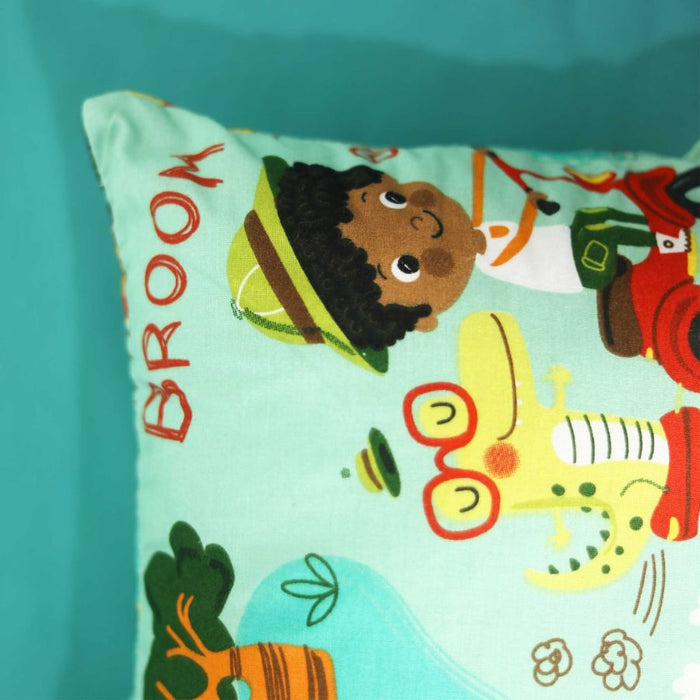 jungle print baby bedsheet pillow