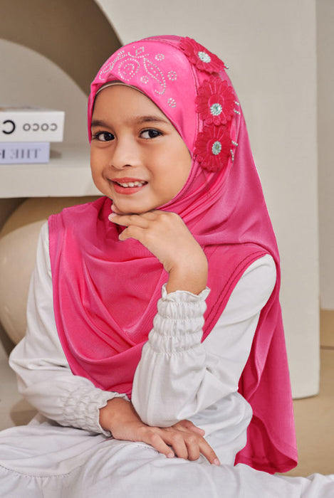 kids embellished hijab