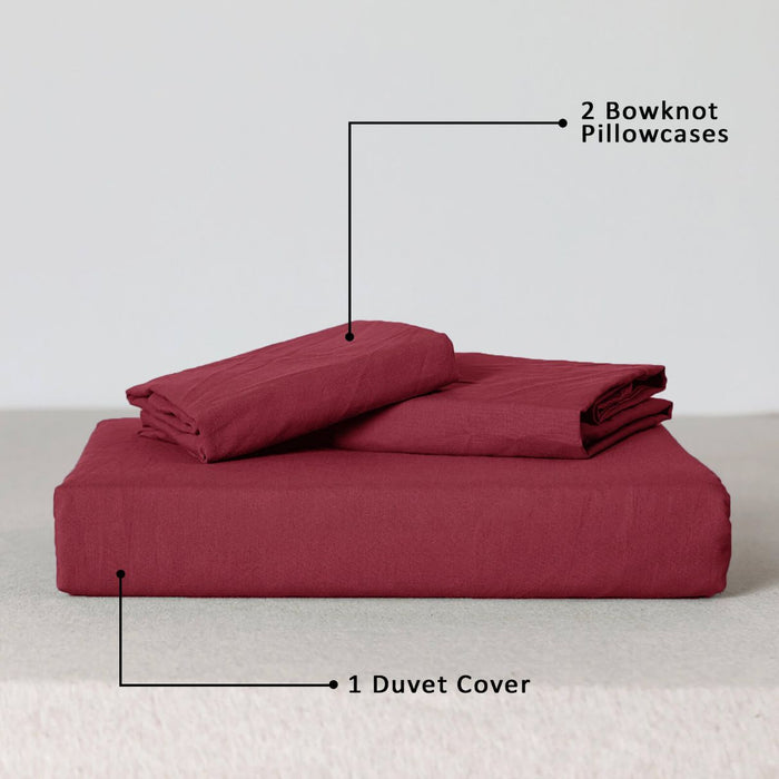 Knotted Quilt Cover Set