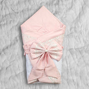luxury laced baby wrapping sheet