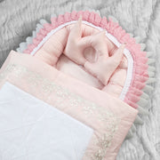 luxury laced baby snuggle bed